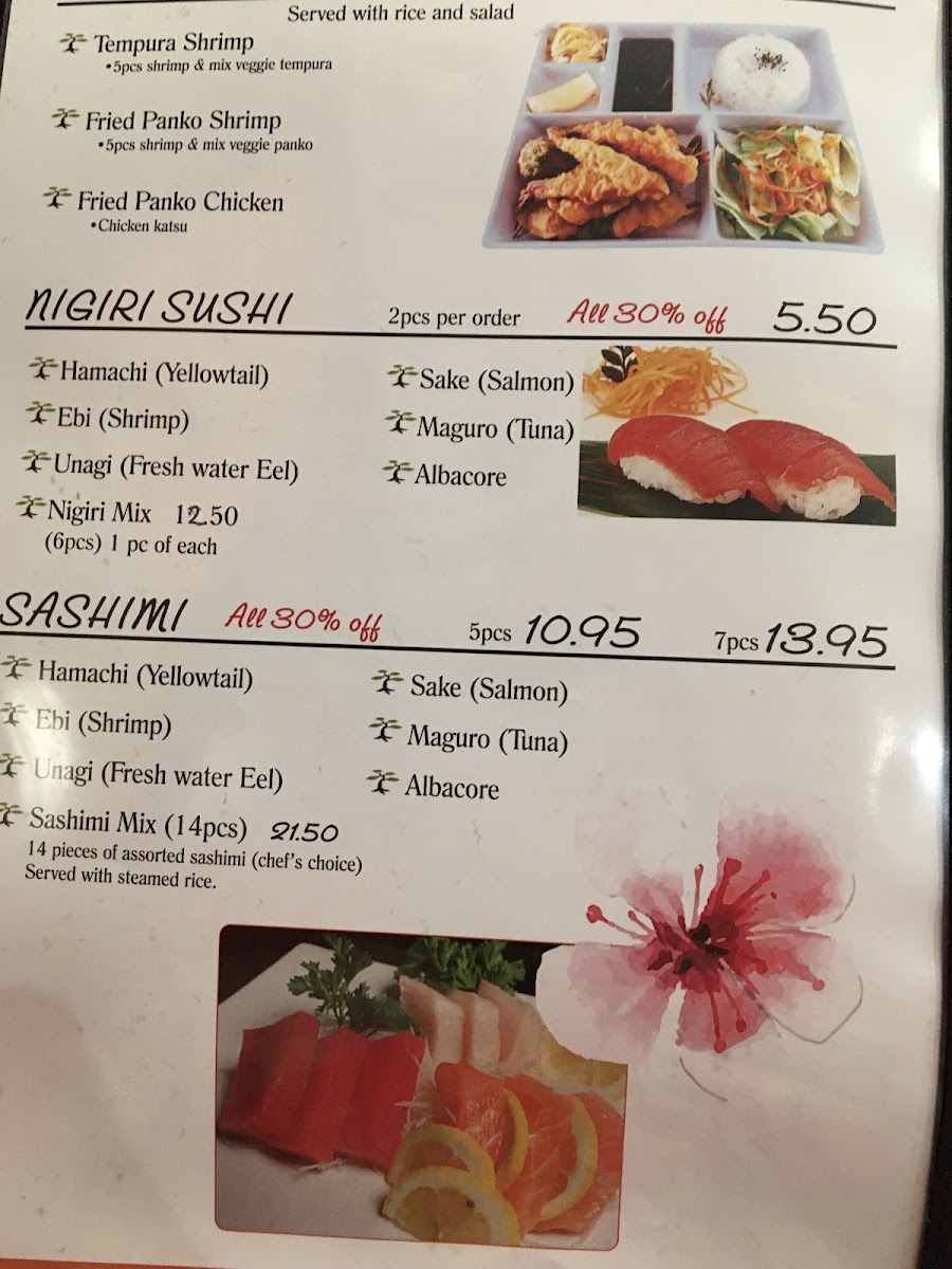 Kaki Sushi Menu - Image 2