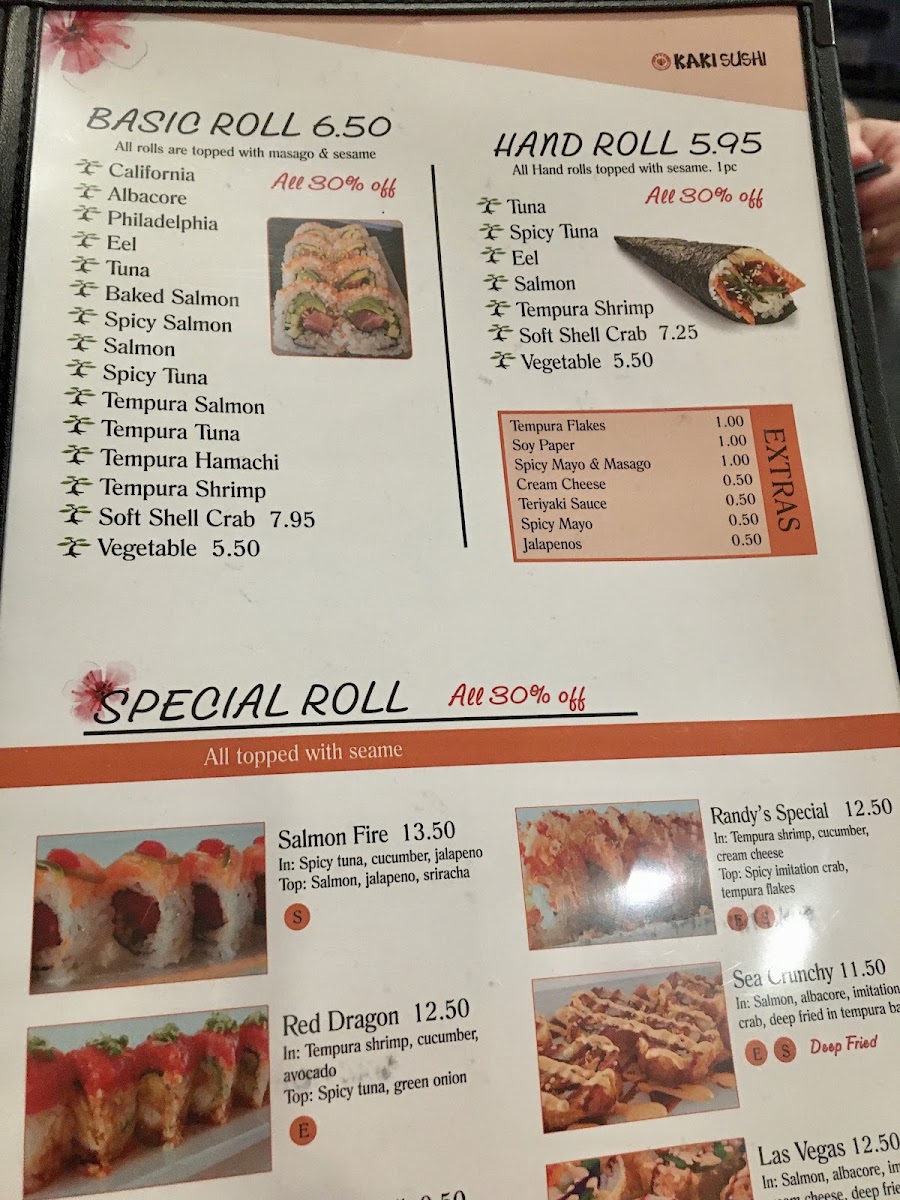 Kaki Sushi Menu - Image 3